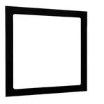 PLAFON PAINEL LED Embutir QUADRADO PRETO BIVOLT LUZ BRANCA