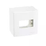 Sistema X Caixa de Sobrepor com Suporte Linha Sleek Branco Margirus 