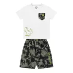 Conjunto Playground Bebê Masculino P-M-G - Branco - Camuflado