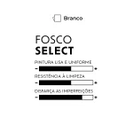 Tinta Acrílica Toque Fosco Select Branco Neve 18L Suvinil