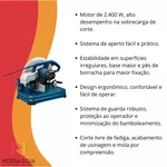 Serra policorte GCO 14-24 2400W 127V, com 5 Discos Bosch