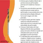 Broca para madeira Bosch 3 Pontas 3mm