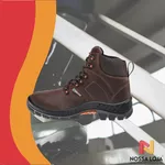Botina De Couro Nubuck Climatech Marrom Num.37 Premier Plus Marluvas