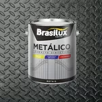 Tinta Esmalte Sintético Metálico Dourado 0,9L Brasilux