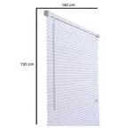 Persiana Horizontal PVC PR2905-2 1,40M X 1,30M Branco Atlas
