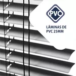 Persiana Horizontal PVC PR2905-2 1,40M X 1,30M Branco Atlas