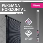 Persiana Horizontal PVC PR2905-2 1,40M X 1,30M Branco Atlas