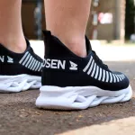 Tenis Oldsen Jaguar Unissex - PRETO/BRANCO