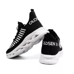 Tenis Oldsen Jaguar Unissex - PRETO/BRANCO