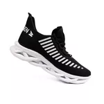 Tenis Oldsen Jaguar Unissex - PRETO/BRANCO