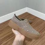 Slip On Charlotte - Camurça Areia 