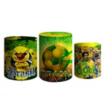 Trio De Cilindros Para Festas Copa Do Mundo