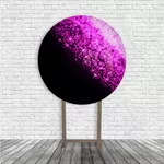 Painel De Festa Redondo Glitter
