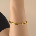 Pulseira Elo Cartier Quadrado By Kumbayá Joias