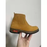 Botina LaBota Pepê Figueiredo Couro Nobuck Amarelo 
