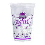 Copo Plástico Rioplastic Transparente PP Açaí 300ml c/50 und