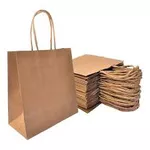 Sacola Papel Kraft Natural Zagarollo 31x12,5x39CM C/10