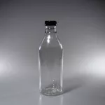 Garrafa Plástica PET Preta 1000ml c/Tampa G3500