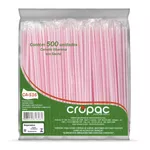 Canudo Biodegradável Cropac 5mm Sachê 245x5mm c/06x500 und