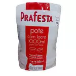 Pote Plástico PP Redondo Prafesta com Tampa e Lacre 1000ml c/10 und
