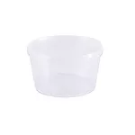 Pote Plástico PP Redondo Prafesta com Tampa e Lacre 1000ml c/10 und
