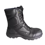COTURNO ULTRA COMFORT EM COURO COM ZIPER