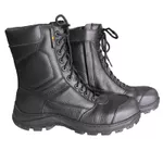 COTURNO ULTRA COMFORT EM COURO COM ZIPER