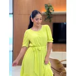 Vestido Zara Verde Pistache