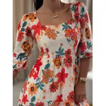 Vestido Marina Floral Off White Floral