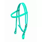 Cabeçada Testa Boots Horse Silicone - AZUL TURQUESA