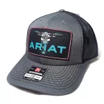 BONE ARIAT - Cinza - Preto - Longhorn 