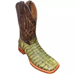 Bota Jácomo Masculina - Jacare Rabo Verde Fossil Oil Cafe 2862/SGDQLH