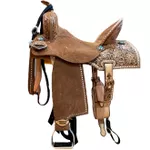 SELA FORMA PROTEC HORSE NEOPRENE BEGE - BORDADO/TENTO BRANCO/ABA QUADRADA