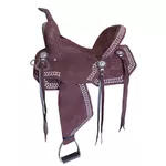 SELA FORMA PROTEC HORSE NEOPRENE CAFÉ - TENTO BRANCO/STRASS/TENTO PENDURADO/ABA RECORTADA