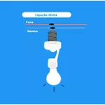 SENSOR DE PRESENÇA TETO E27 C/FOTOCELULA QUALITRONIX