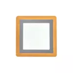 PAINEL LED QUADRADO EMBUTIR 19,5X19,5 DUAL COLOR 12W+4W BIVOLT BRANCO 8030 TASCHIBRA