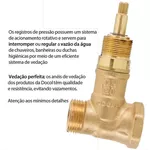 REGISTRO DE PRESSÃO BASE DN20 3/4 DOCOL