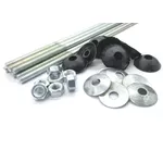HASTE RETA PARA TELHA COM COMPLEMENTO 1/4X350MM PARAFIX