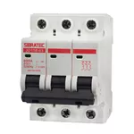 DISJUNTOR DIN TRIFÁSICO 3P 63A JD 158-63 SIBRATEC