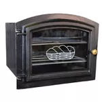 FORNO DE FERRO GRANDE COM PORTA VIDRO 39X54CM 000118 FUSARI