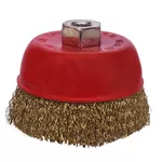 ESCOVA DE AÇO TIPO COPO ONDULADA M14 100MM 319,0010 ROCAST