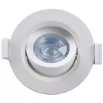 SPOT LED 5W REDONDO EMBUTIR 90X45MM ALLTOP MR16 6500K BIVOLT BRANCO 8365 TASCHIBRA