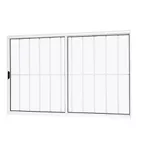 JANELA CORRER SEM GRADE 2 FOLHAS LISO SLIM FIT 150X100 41133 BRANCA RAMASSOL