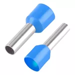 TERMINAL PRE-ISOLADO TIPO TUBULAR AZUL 2,5MM