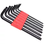 JOGO CHAVES TORX LONGA 7 PEÇAS T10 A T40 WORKER