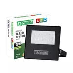 REFLETOR TR LED SLIM 20W VERDE BIV. PTO TASCHIBRA