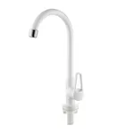 TORNEIRA BANCADA BICA MÓVEL QUARTZO 1/4 VOLTA BRANCO 2980 HERC