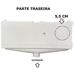CAIXA SPLIT INTERNA 1 SAÍDA 30X15X6CM BRANCO 1046 PLASLED