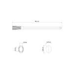 CABO MADEIRA OVAL PARA PICARETA 90CM 78752/001 TRAMONTINA