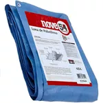 LONA AZUL POLIETILENO 6X6 METROS COM ILHÓS NOVE54